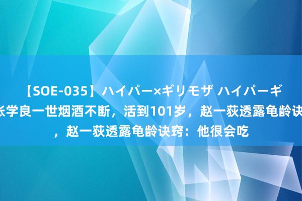 【SOE-035】ハイパー×ギリモザ ハイパーギリモザ Ami 张学良一世烟酒不断，活到101岁，赵一荻透露龟龄诀窍：他很会吃