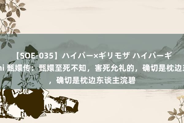 【SOE-035】ハイパー×ギリモザ ハイパーギリモザ Ami 甄嬛传：甄嬛至死不知，害死允礼的，确切是枕边东谈主浣碧