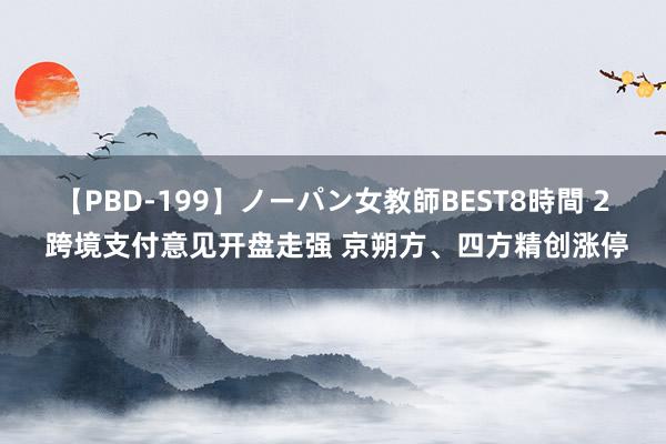 【PBD-199】ノーパン女教師BEST8時間 2 跨境支付意见开盘走强 京朔方、四方精创涨停