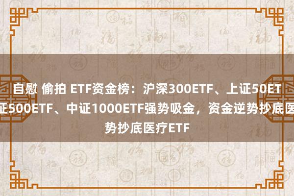 自慰 偷拍 ETF资金榜：沪深300ETF、上证50ETF、中证500ETF、中证1000ETF强势吸金，资金逆势抄底医疗ETF